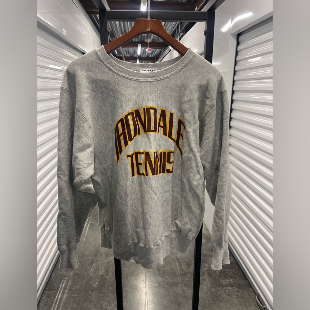 Vintage Sandknit Irondale College Tennis Crewneck..Large..22x26